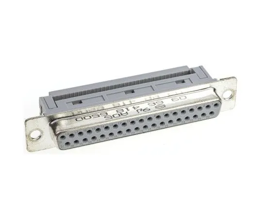 63-7538-97 Harting 2.77mm Pitch 37 Way IDC D-Sub Ribbon Cable Connector, Socket, Metal Shell 9664186500