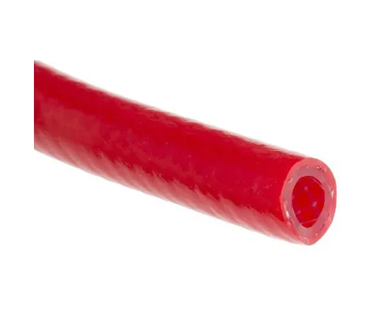 63-7496-35 RS PRO PVC Flexible Tubing, Red, 13.5mm External Diameter, 25m Long, Reinforced, 29mm B*** Radius, Applications Various 339-6124