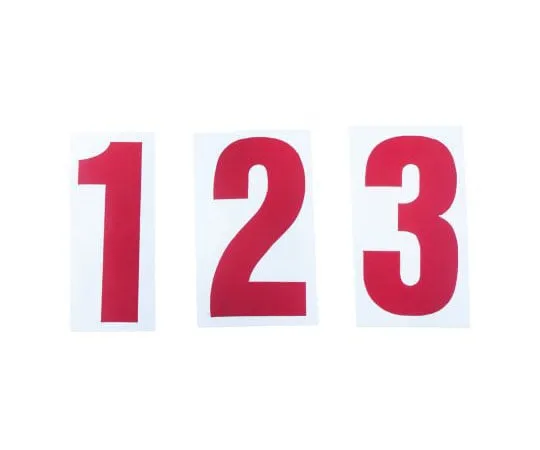 63-7527-41 RS PRO Red Alphanumeric Lettering Label, 50mm 400-0802