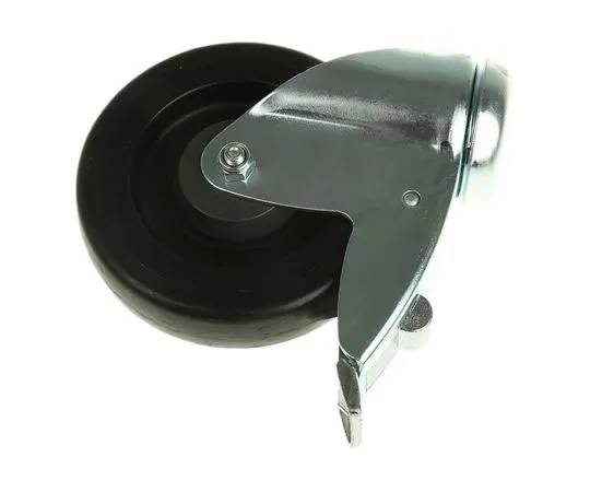 63-7489-64 Tente Stem Swivel Castors 2477UYP125P30CHC10X90, 100kg, Rubber tyres 2477UYP125P30CHC10X90