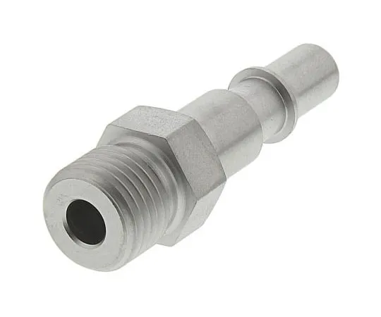 63-7450-34 Staubli Pneumatic Quick Connect Coupling Stainless Steel 1/4 in Threaded RBE 06.6151
