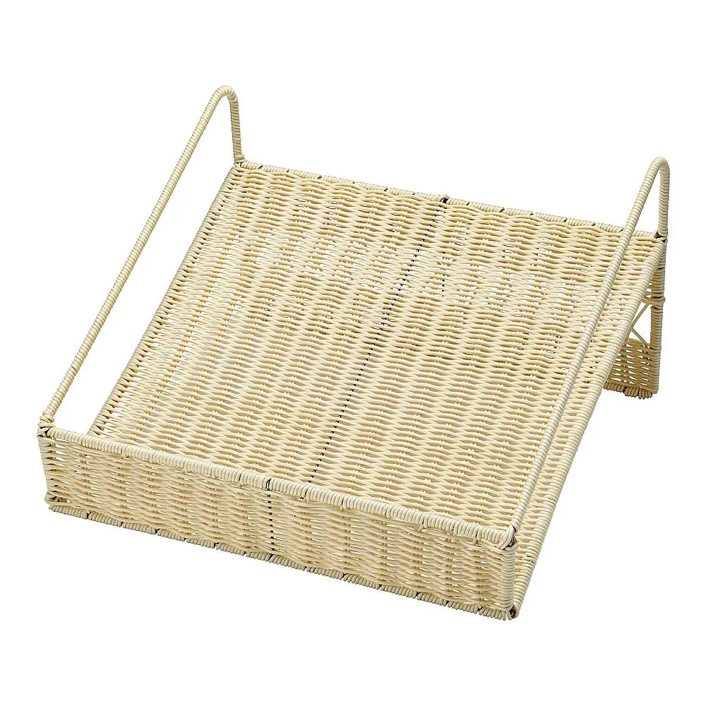 62-6581-12 Resin Horizontal French Pan Stand Deep (White)