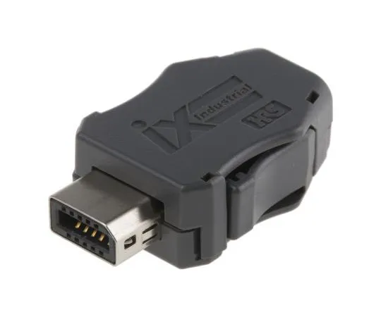 63-7388-28 Hirose IX Industrial Series, Male Ethernet Connector IX40G-A-10S-CV(7.0)