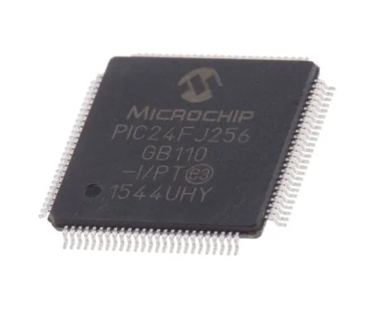 63-7361-87 Microchip PIC24FJ256GB110-I/PT, 16bit PIC Microcontroller, 32MHz, 256 kB Flash, 100-Pin TQFP PIC24FJ256GB110-I/PT