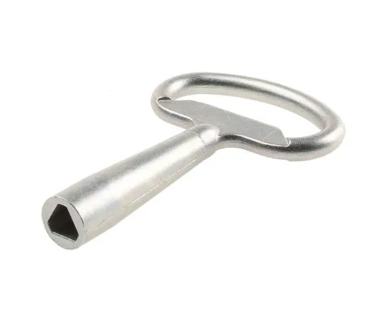 63-7489-82 Euro-Locks a Lowe & Fletcher group ******* Zamak Zinc Plated Triangular Key F8076