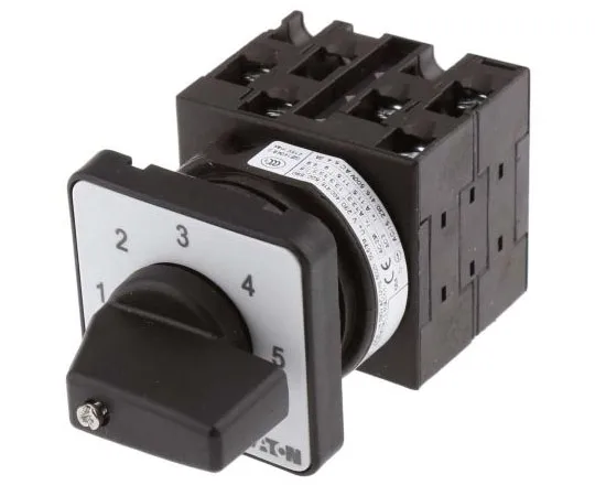 63-7453-85 Eaton, SP 5 Position 45° Rotary Switch, 690 V ac, 20 A, Rotary Knob Actuator 78627336 & T0-3-8232/E/EZ-P1(RS257-9659)