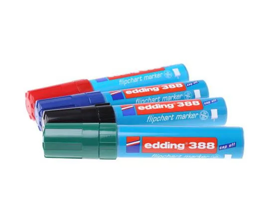 63-7487-18 Edding Broad, Extra Broad, Medium Tip Assorted Marker Pen 388/4S