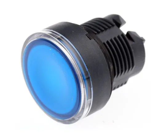 63-7536-37 Schneider Electric Harmony XB5 Series, Blue Push Button Head, Spring Return, 22mm Cutout ZB5AW363