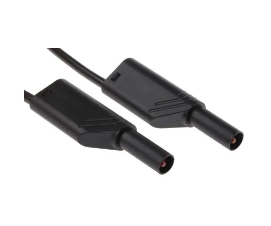 63-7500-23 Hirschmann Test & Measurement Test lead, 32A, 1000V ac/dc, Black, 50cm Lead Length 934087100