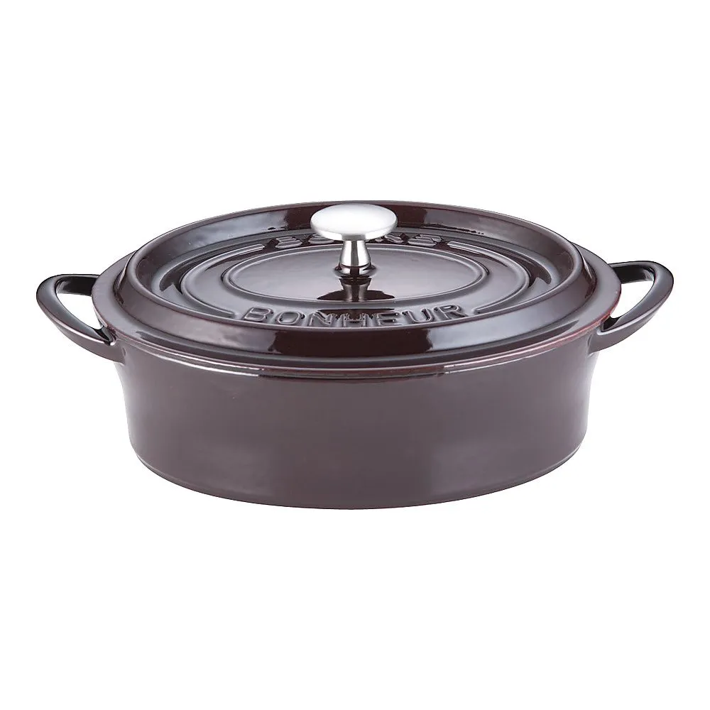 62-6349-08 Bon Bonaire Cocotte Oval 26 cm Obergin