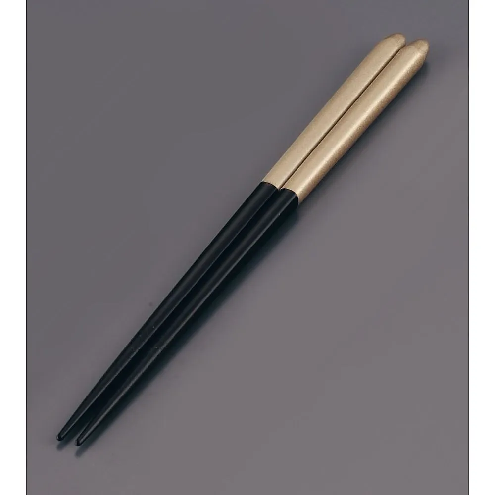 62-6727-59 Wooden Bridal Chopsticks (Pack of 5) Black/Gold