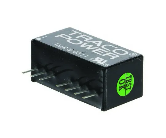 63-7357-69 TRACOPOWER TMR 3 3W Isolated DC-DC Converter Through Hole, Voltage in 4.5 → 9 V dc, Voltage out 5V dc TMR 3-0511