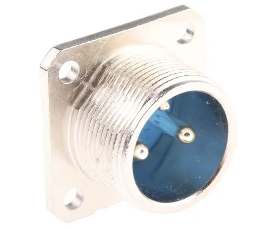 63-7467-04 Jaeger 3 Way Panel Mount MIL Spec Circular Connector Receptacle, Pin Contacts, MIL-DTL-5015 0383 510 06