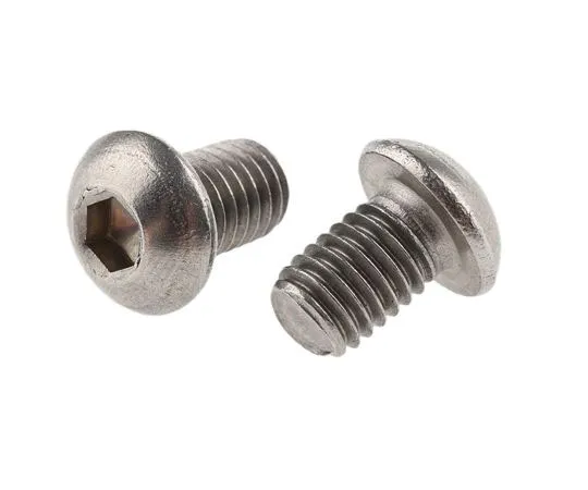 63-7438-05 RS PRO M8 x 12mm Hex Socket Button Screw Plain Stainless Steel 232-8322