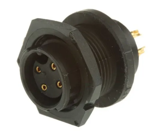 63-7428-81 Switchcraft EN3 Series Panel Mount Connector, 4 contacts Socket EN3P4FX