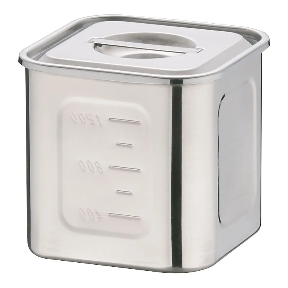 62-6386-36 Eco Clean UK Deep Square Kitchen Pot 12 cm AEK1304