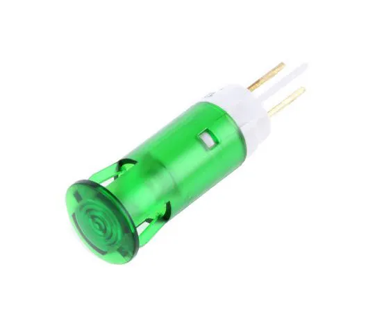 63-7511-37 Signal Construct Green Indicator, Tab Termination, 12 → 14 V, 10mm Mounting Hole Size SKGH10222
