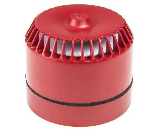 63-7436-29 Roshni Red 32 Tone Electronic Sounder, 9 → 28 V dc, 107dB at 1 Metre RO/R/S/24 AC