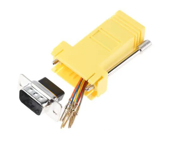 63-7488-38 RS PRO 9 Way D-sub Male, RJ45 Female Adapter 314-8228