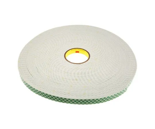 63-7462-57 3M 4008 White Foam Tape, 19mm x 33m, 3.2mm Thick 3M 4008 19MM X 33 M