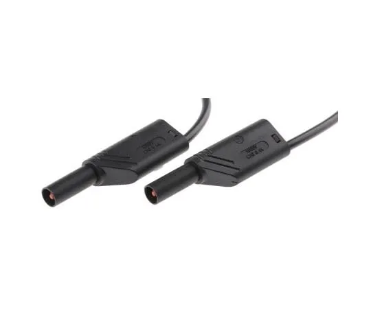 63-7499-42 Hirschmann Test & Measurement Test lead, 16A, 1000V ac/dc, Black, 1m Lead Length 934095100