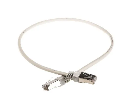 63-7495-03 Decelect Forgos Grey PVC Cat5 Cable F/UTP, 500mm Male RJ45/Male RJ45 CR503B05