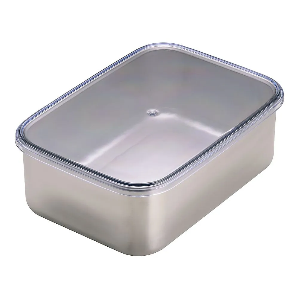 62-6388-68 Kitchen Vat, Deep Type, Large (Clear Acrylic Lid Type)