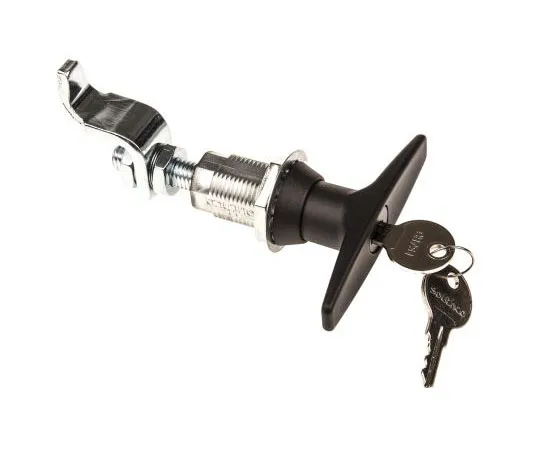 63-7445-91 Southco Powder Coated Die Cast Zinc Black Lock, T-Handle, 82.5mm E3-18-15-RS