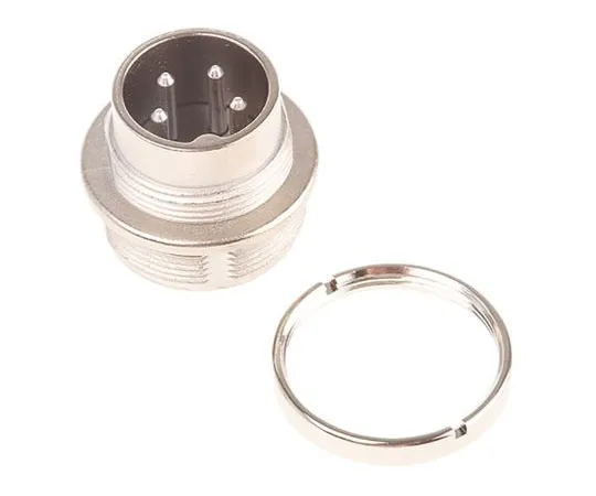 63-7380-37 Amphenol C 091 D Series, 4 Pole Din Plug Plug, 5A, 300 V ac/dc IP67 C091-31W004-1002