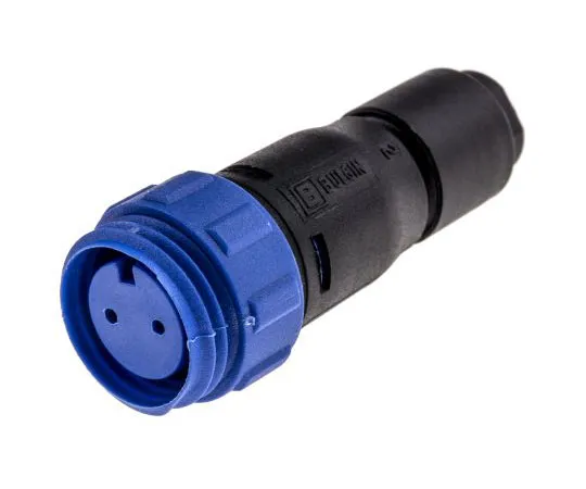 63-7538-36 Bulgin Buccaneer 400 Series In-line Connector, 2 contacts Plug PX0411/02S/5560