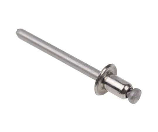 63-7502-42 7.6mm Plain Stainless Steel Blind Rivet, 4.8mm diameter, 1.6 → 3.2 mm Thickness SSD62SSBS