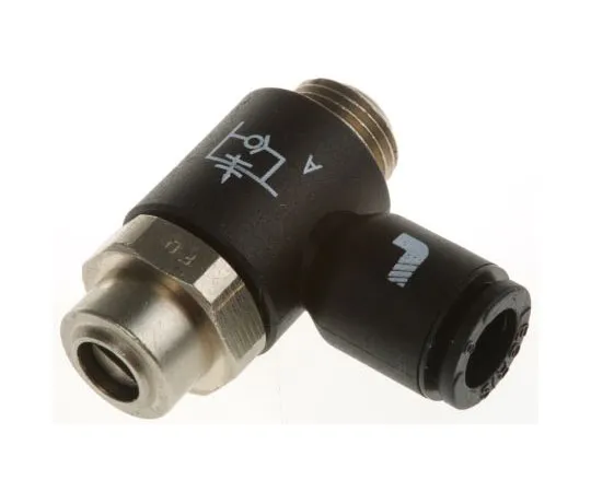 63-7492-15 Legris 7010 Series Flow Regulator, G 1/8 Male Inlet Port x 6mm Tube Outlet Port 7010 06 10