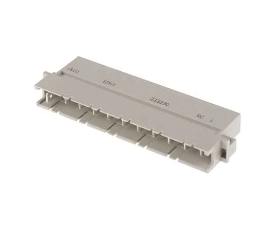 63-7412-50 ERNI 11 Way 7.62mm Pitch, Type H11 Class C1, 1 Row, Right Angle DIN 41612 Connector, Plug 233230
