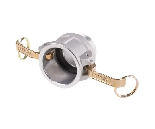 63-7506-70 Straight Male Hose Coupling 1-1/2in Part B Cam & Groove Coupler, 1-1/2 in BSP, Aluminium 362-6699