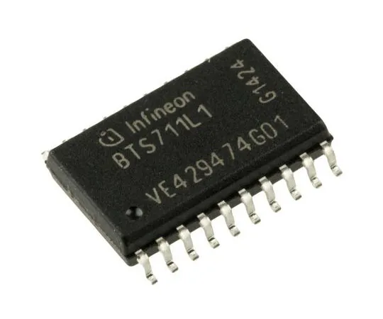 63-7547-50 Infineon BTS711L1XUMA1, Quad-Channel Intelligent Power Switch, High Speed Switch, 7.5A, 16V 20-Pin, DSO BTS711L1XUMA1