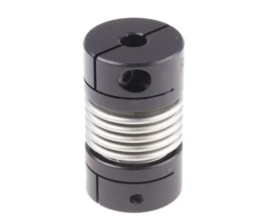63-7404-46 Ruland Stainless Steel 19.1mm OD Bellows Coupling With Clamping Fastening MBC19-5-5-A