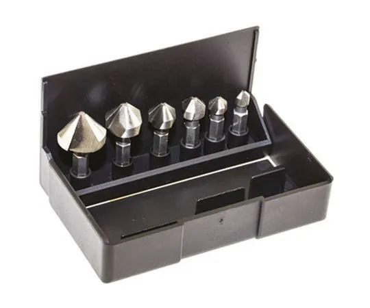 63-7447-97 RS PRO 6 → 20 mm 6 piece Countersink Drill Bit Set 248-5576