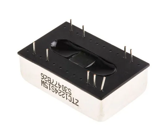 63-7358-12 TRACOPOWER THD 12WI 12W Isolated DC-DC Converter Through Hole, Voltage in 9 → 36 V dc, Voltage out 15V dc THD 12-2413WI