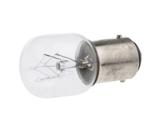 63-7473-20 BA15d Incandescent Bulb, Clear, 230 V DL1BEMS