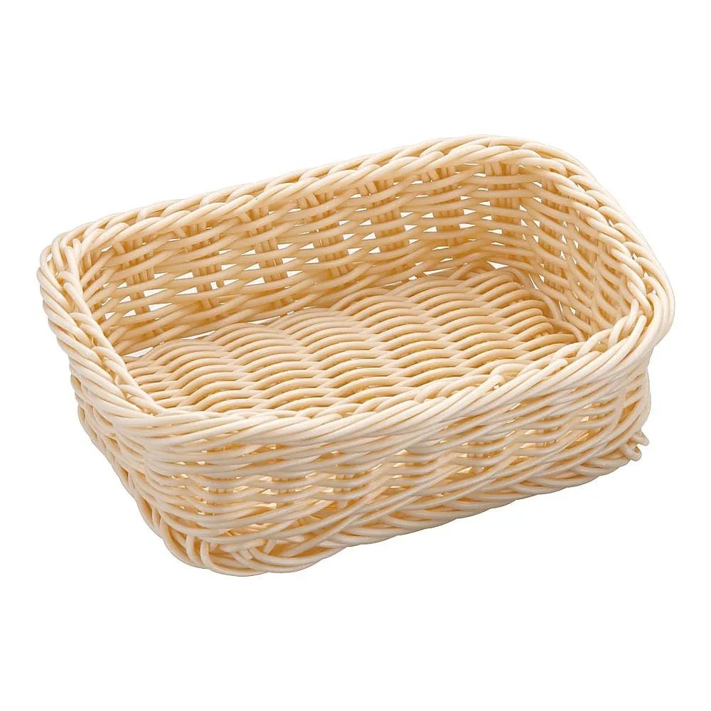 62-6581-69 Resin Basket Square White 91-074A