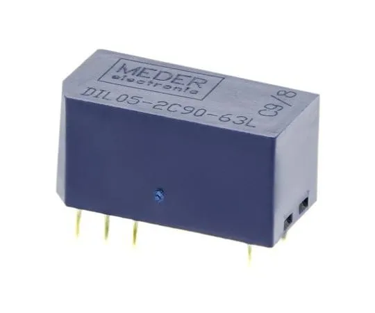 63-7502-01 DPDT Reed Relay, 5V dc DIL05-2C90-63L