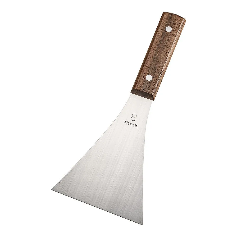 62-6544-75 Wooden Handle Triangle Spatula Large WSV05001