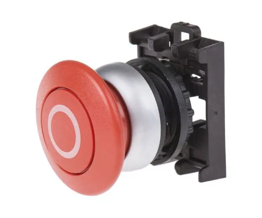 63-7526-71 Eaton M22 Series, Red Push Button Head, Momentary, 22mm Cutout 78635837 & M22-DP-R-X0+M22-A