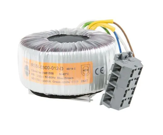 63-7505-80 1 Output Toroidal Transformer, 300VA, 12V ac 58-0300-012-D
