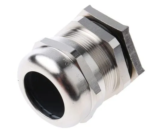 63-7528-58 Lapp Skintop M40 Cable Gland With Locknut, Nickel Plated Brass, IP68 52103350+53112660