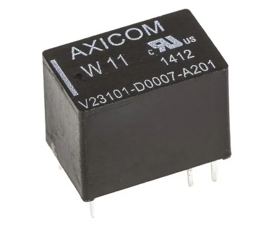 63-7451-62 TE Connectivity SPDT Non-Latching Relay PCB Mount, 24V dc Coil, 1A V23101D7A201