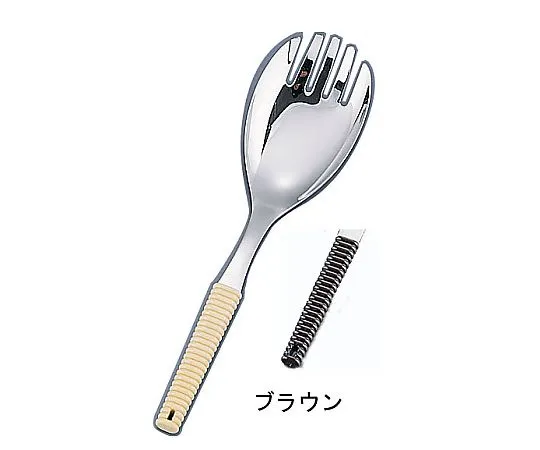 62-6790-54 18-8 Flavor Help Fork Large Brown