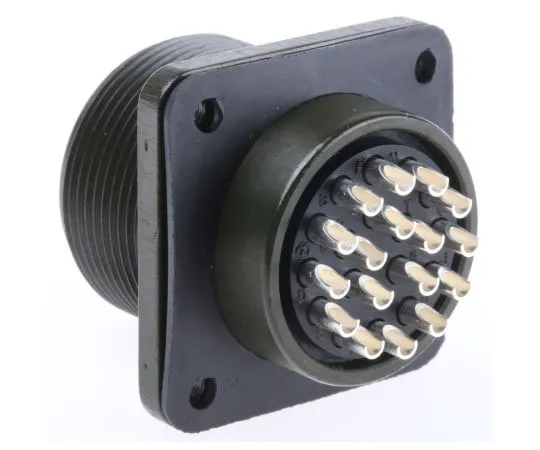 63-7477-62 Amphenol MS3102A Series, 17 Way Box Mount MIL Spec Circular Connector Receptacle, Pin Contacts,Shell Size 20, Screw MS3102A-20-29P