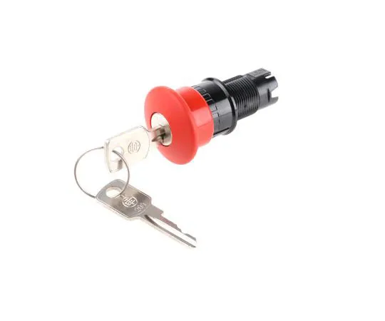 63-7536-41 Schneider Electric Harmony XB6 Series, Red Push Button Head, Key Release, 16mm Cutout ZB6AS934