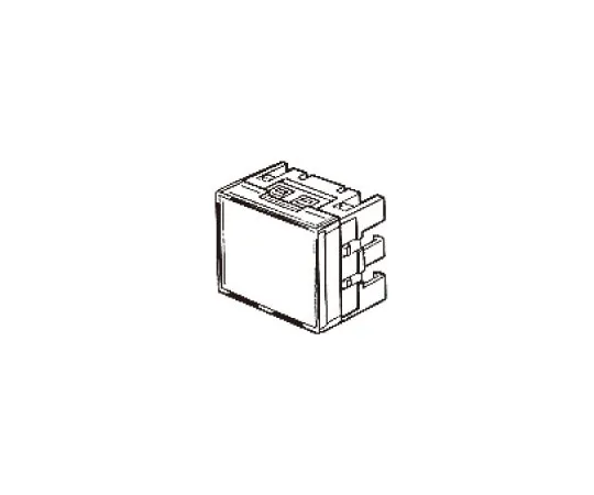 62-4848-91 Illuminated push-button switch operation unit (Rectangle) (square body type) A3K A3KJ-57K-12E